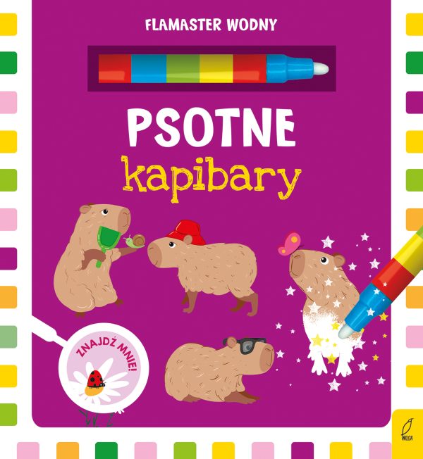 Psotne kapibary. Flamaster wodny - 978-83-8319-224-6