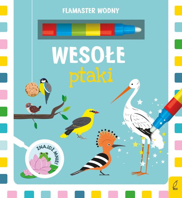 Wesołe ptaki. Flamaster wodny - 978-83-8319-223-9