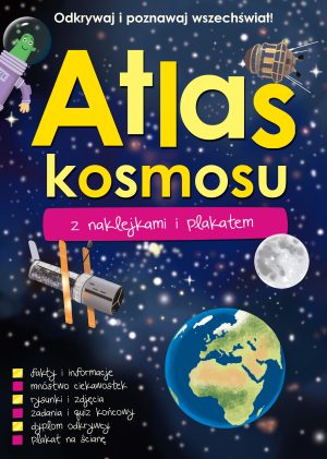 Atlas kosmosu z naklejkami i plakatem - 978-83-8319-873-6