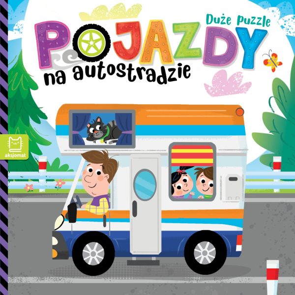 Pojazdy na autostradzie. Duże puzzle - 978-83-8213-820-7