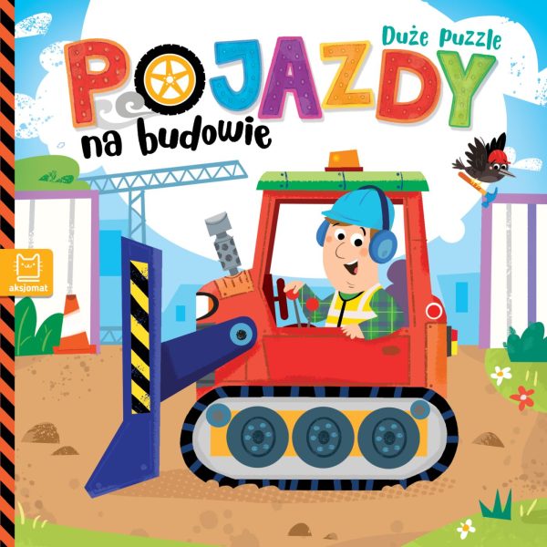 Pojazdy na budowie. Duże puzzle - 978-83-8213-817-7