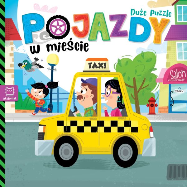 Pojazdy w mieście. Duże puzzle - 978-83-8213-819-1