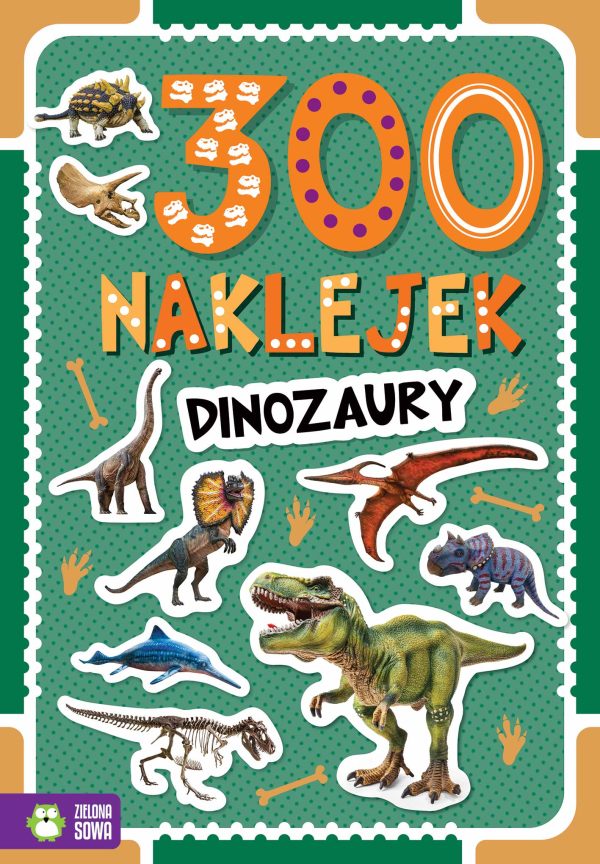 Dinozaury. 300 naklejek - 978-83-8299-775-0