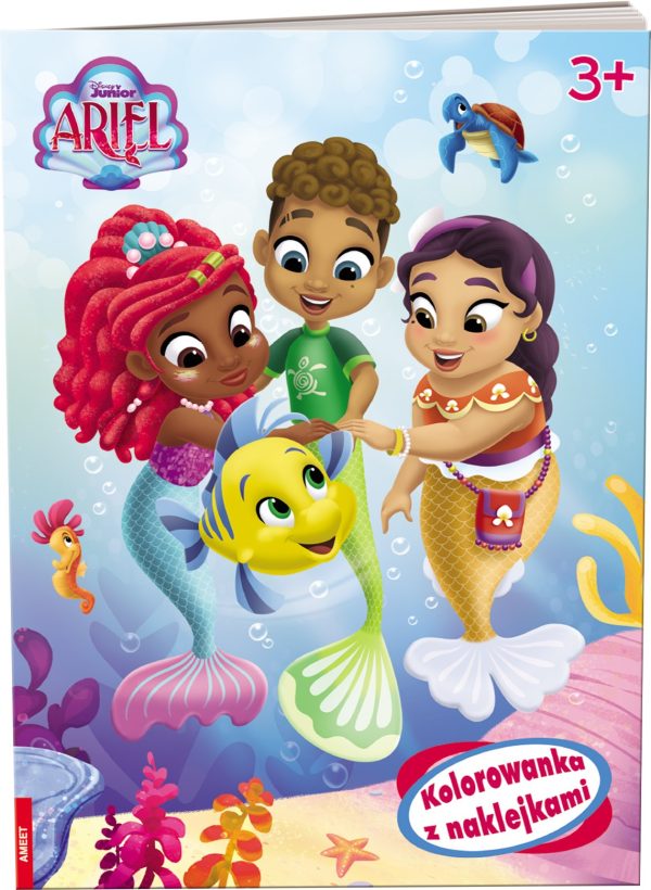 Disney Ariel Kolorowanka z Naklejkami NA-9133 - 9788325344870