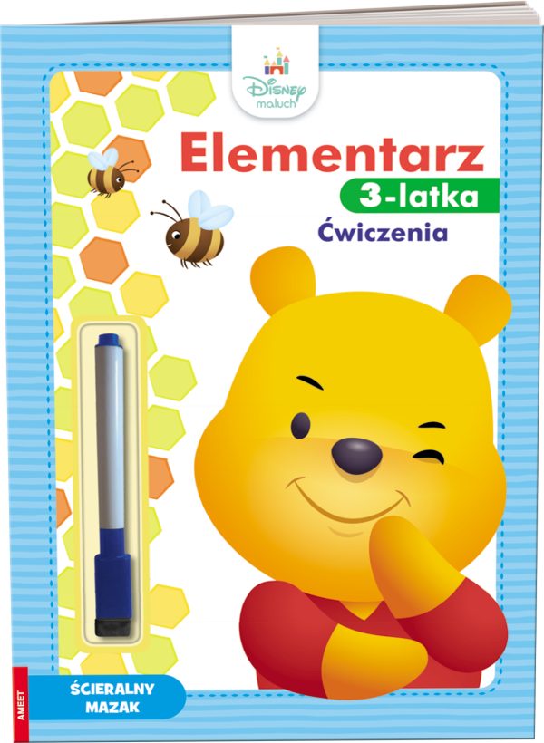 Disney Maluch Elementarz 3-latka ćwiczenia  MCS-9201S1 - 9788325345488