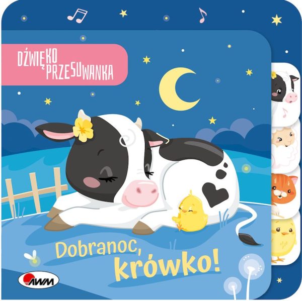 Dobranoc krówko. Dźwiękoprzesuwanka - 9788381813983