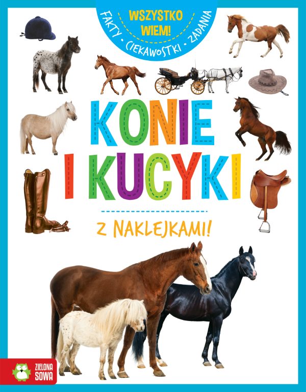 Konie i kucyki. Wszystko wiem - 978-83-8299-904-4