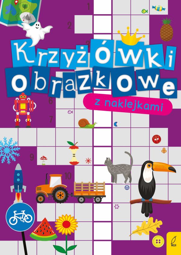 Krzyżówki obrazkowe z naklejkami - 978-83-8318-443-2