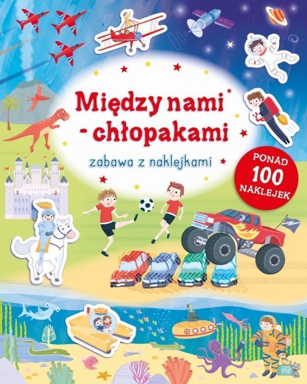 Między nami chłopakami. Zabawa z naklejkami - 9788367058872