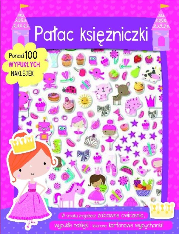 Pałac księżniczki. Ponad 100 wypukłych naklejek - 978-83-6705-840-7