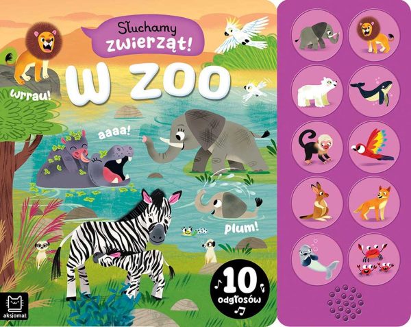 W zoo. 10 odgłosów. Słuchamy zwierząt! - 978-83-8213-814-6