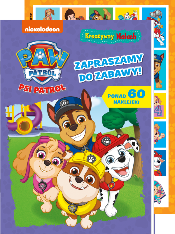 Zapraszamy do zabawy! Psi Patrol. Kreatywny maluch - 978-83-8282-854-2