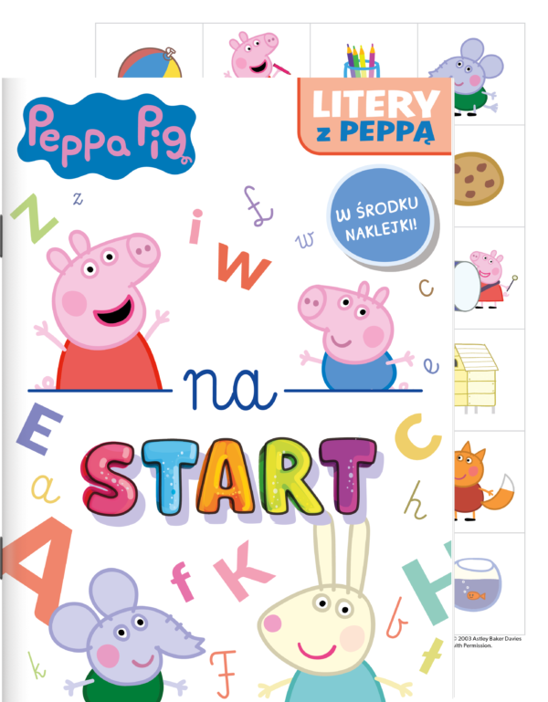 Litery z Peppą. Świnka Peppa. Na start… 6 - 978-83-8282-872-6