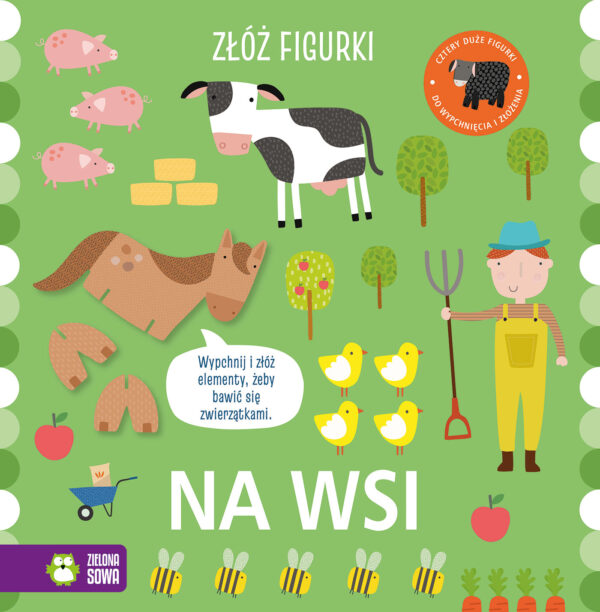 Na wsi. Złóż figurki - 978-83-8299-694-4