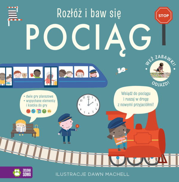 Pociąg. Rozłóż i baw się - 978-83-8299-689-0