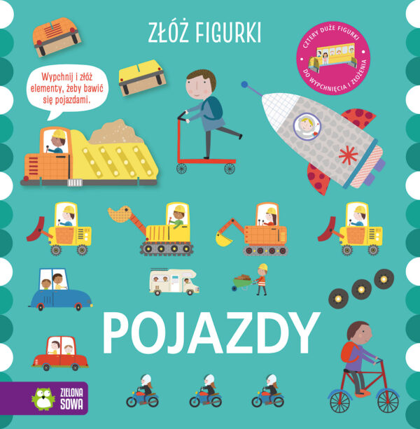 Pojazdy. Złóż figurki - 978-83-8299-693-7