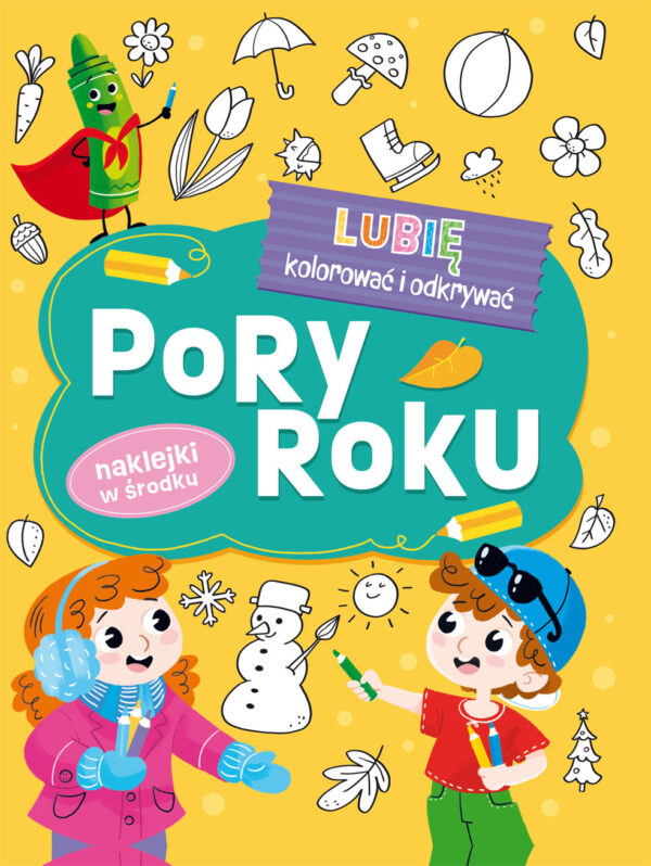 Pory Roku. Lubię kolorować i odkrywać - 9788368033441