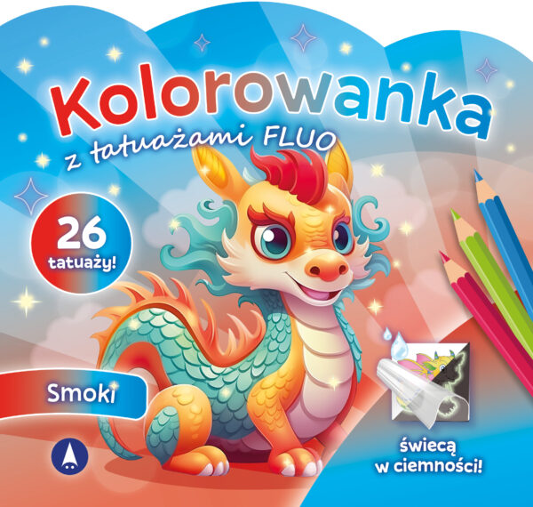 Smoki. Kolorowanka z tatuażami FLUO - 978-83-8207-888-6