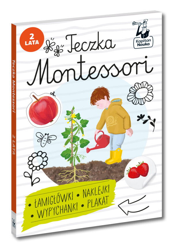 Teczka Montessori. 2 lata. Kapitan Nauka. Montessori - 978-83-68044-53-9