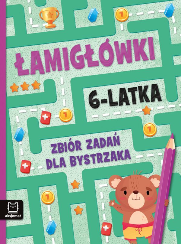 Zbiór zadań dla bystrzaka. Łamigłówki 6-latka - 978-83-8213-973-0