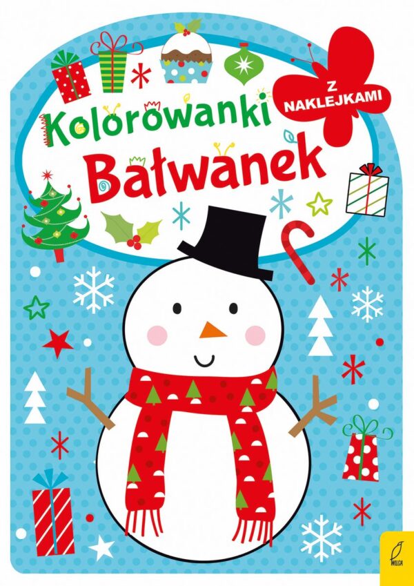 Bałwanek. Kolorowanka z wykrojnikiem - 9788383194639