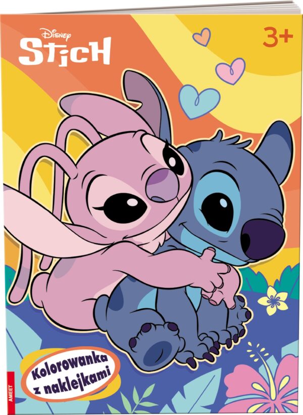 Disney Stich kolorowanka z naklejkami NA-9135 - 9788325345303