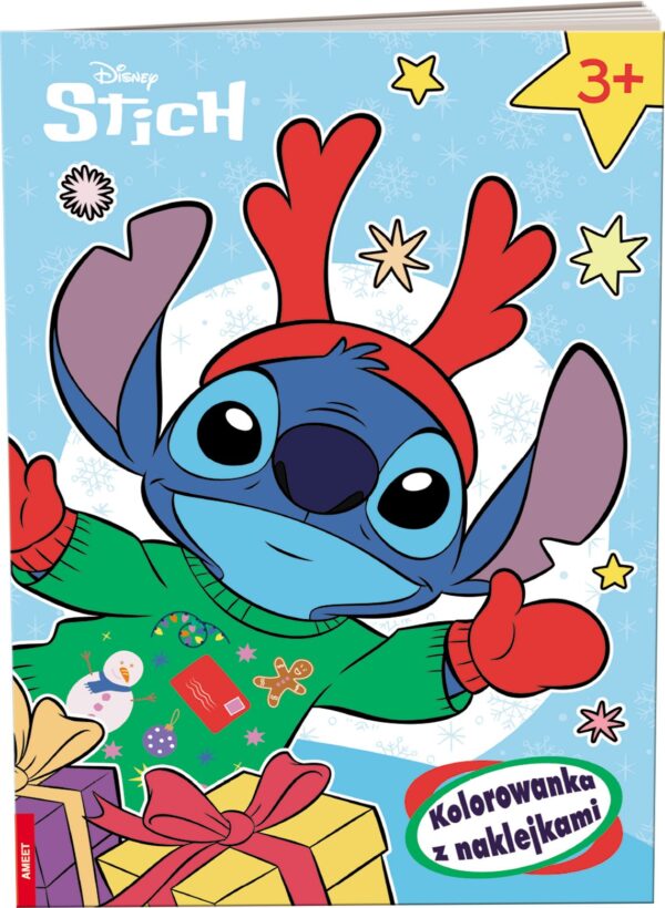 Disney Stich kolorowanka z naklejkami NA-9137 - 9788325345419