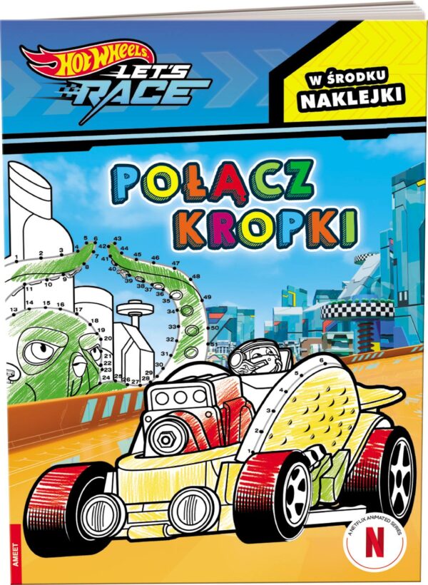 Hot Wheels Let's Race połącz kropki SPCS-1601 - 9788325345273