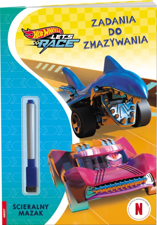 Hot Wheels Let's Race zadania do zmazywania PTC-1601 - 9788325345242