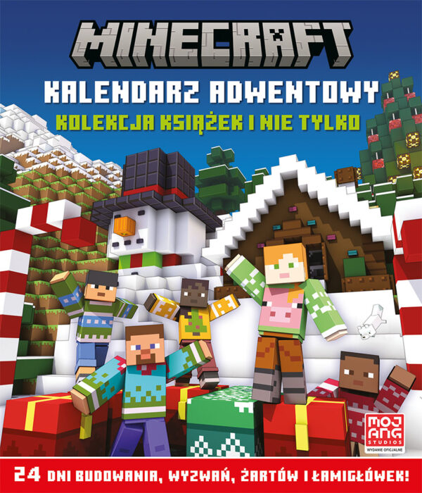 Kalendarz adwentowy. Kolekcja książek i nie tylko. Minecraft - 978-83-276-8754-8