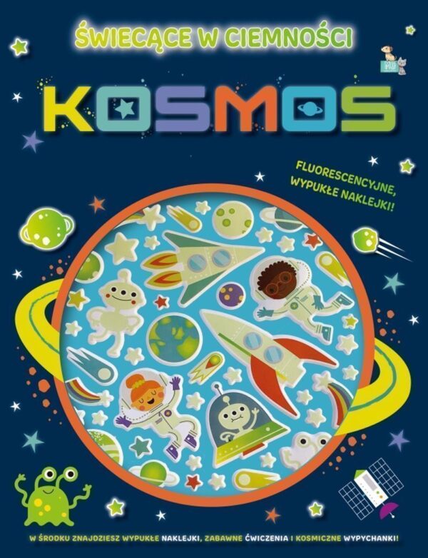 Kosmos. Ponad 100 wypukłych naklejek - 9788367058384