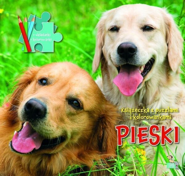 Pieski. Książeczki z puzzlami i kolorowankami - 9788367058292