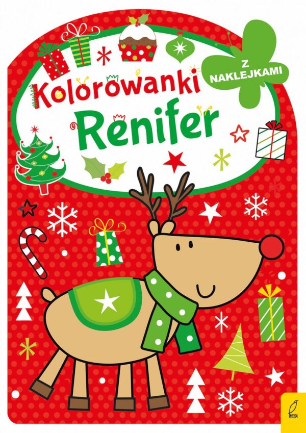 Renifer. Kolorowanka z wykrojnikiem - 9788383194653