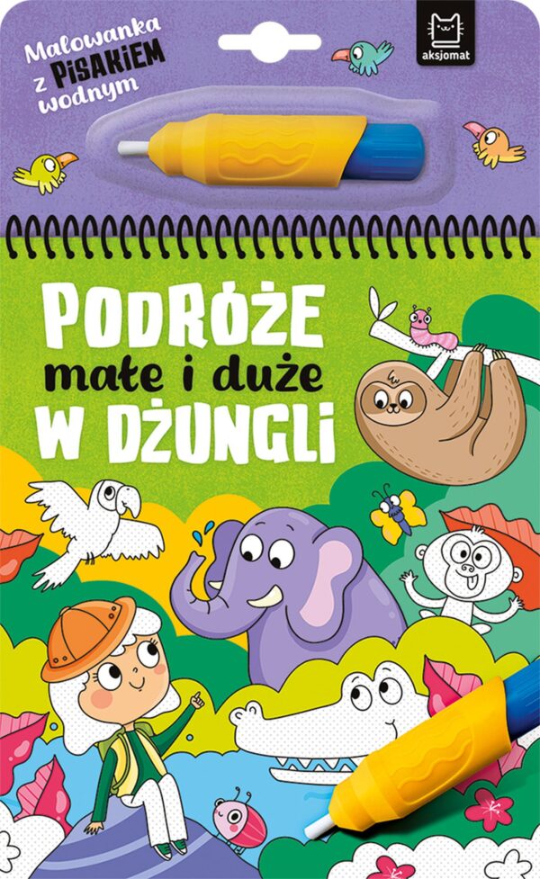 W dżungli. Malowanka z pisakiem wodnym - 978-83-8213-981-5