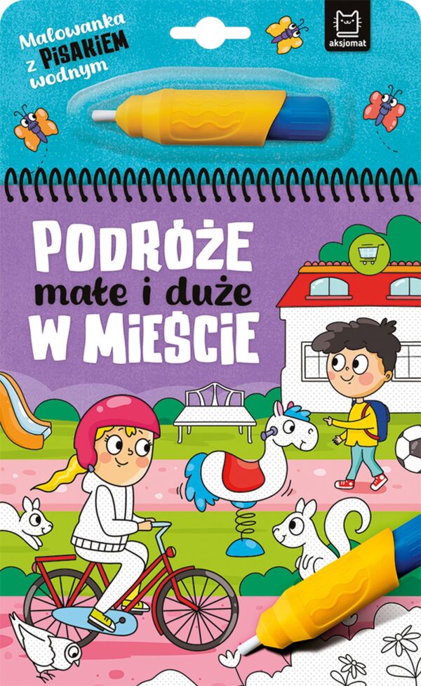 W mieście. Malowanka z pisakiem wodnym - 978-83-8213-980-8