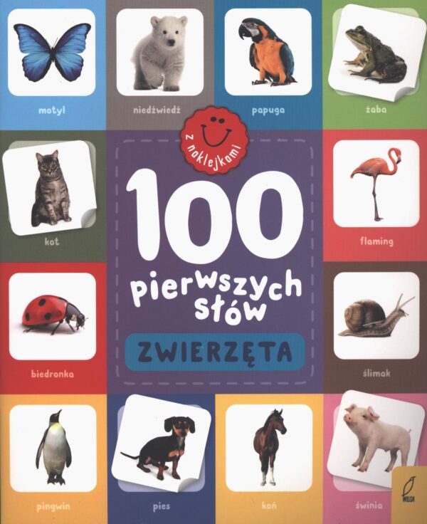 Zwierzęta. 100 pierwszych słów z naklejkami - 978-83-8319-867-5